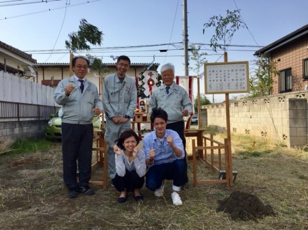 吉川市S様邸地鎮祭