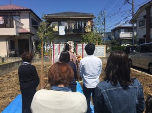 春日部市I様邸地鎮祭 (1)